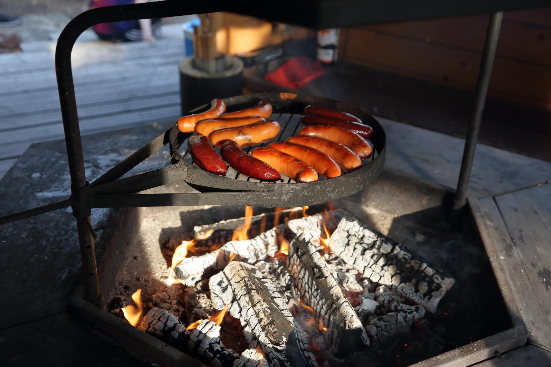 Grillin makkarat